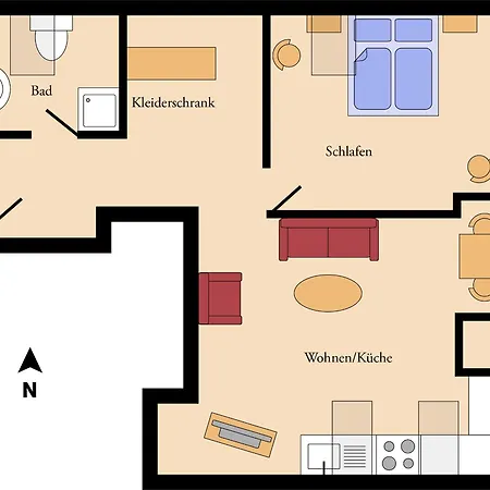 Ferienwohnung-apfelbluete Apartament *